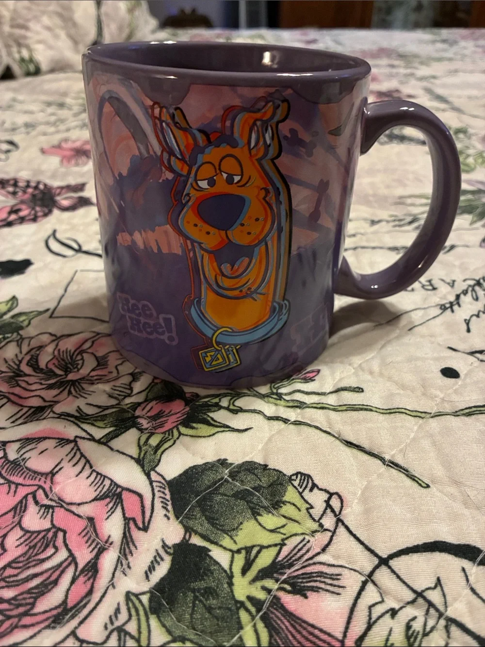 Scooby-Doo Purple Ceramic Pet Mug - Licensed Cartoon Design